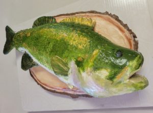 GF Billy Bass on a Wood Plaque