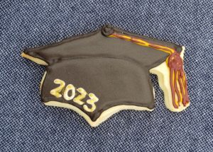 GF Graduation Themed Sugar Cookie