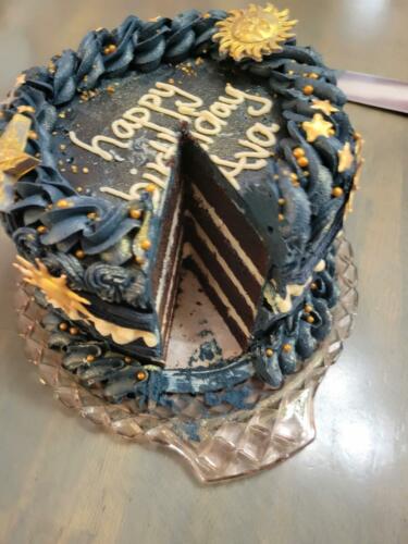Gluten Free Celestial Theme Celebration Cake