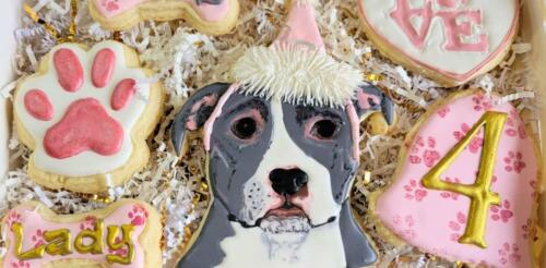 Lady Birthday Cookies